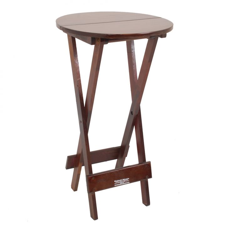 Mesa Redonda Bistrô 55 Cm Imbuia