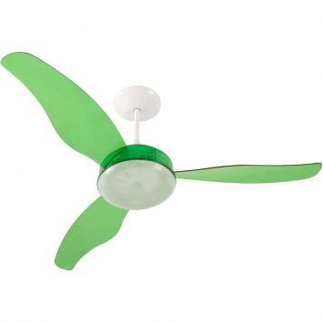 Ventilador Aliseu Teto Geo S/Luminaria 127V Verde