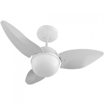 Ventilador De Teto Aliseu Smart c/ CR 220V Bco