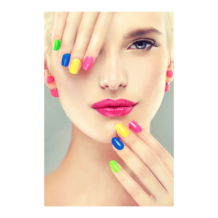 Adesivo para salão de beleza - Manicure Nail com nome