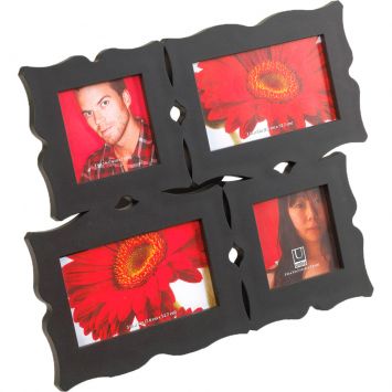 Porta Retrato Decora Multi Preto