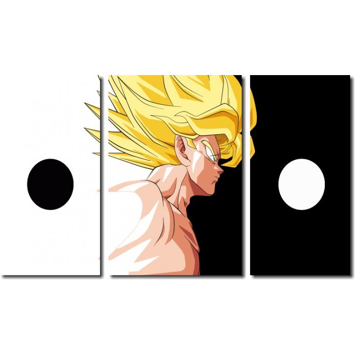 Quadro decorativo Goku Saiyajin 3 Dragon Ball