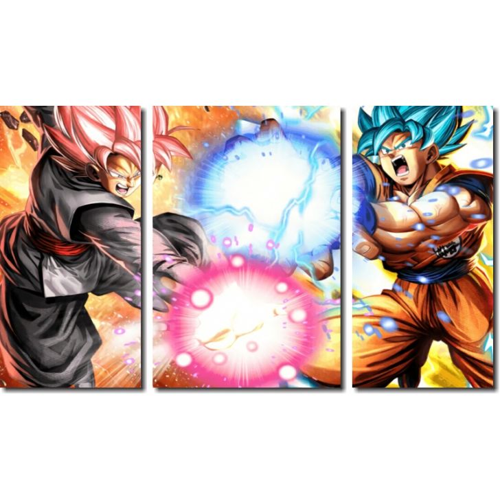 Quadro Decorativo Dragon Ball Z Goku Super Sayajin 1 Peça M11