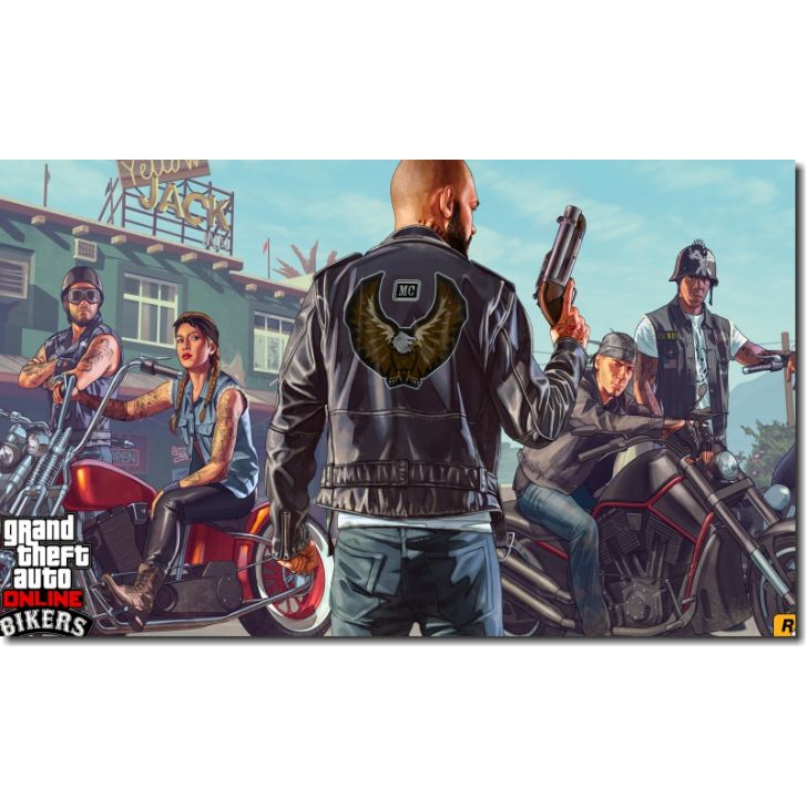 Quadro decorativo GTA V - Jogos - Tela em Tecido