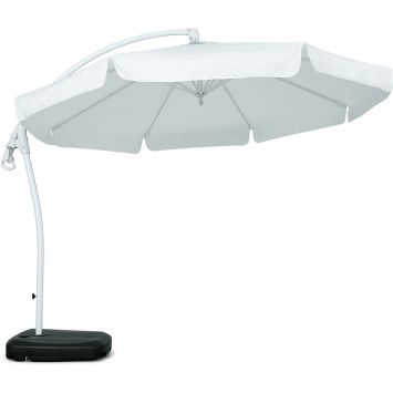 Ombrelone Suspenso 3,00M Giratório 360° Branco