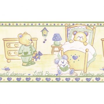 Papel de Parede Figuras ASF Verde, Azul 5503