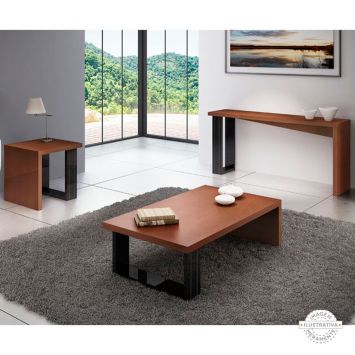 Mesa de Centro 36x120x70 cm Aruna Imbuia