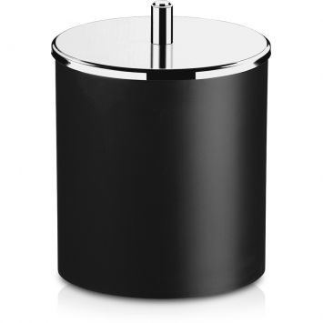 Lixeira com Tampa em Inox - Preta 5,4 L Decorline