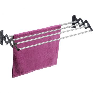 Varal Sanfonado Prata 79 cm