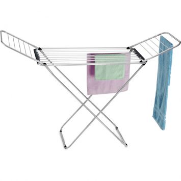 Varal de Chão com Abas Branco 130 cm