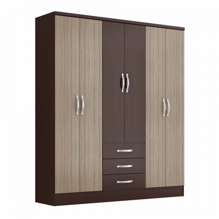 Guarda-Roupa 0522 - 6PT - 3GV Tabaco 