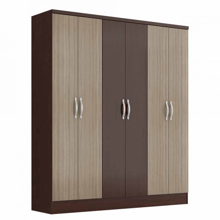 Guarda-Roupa 0523 - 6PT - 3GV Tabaco 
