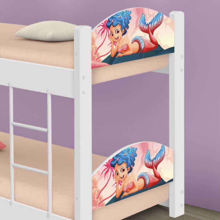 Beliche Infantil Para Quarto Com Escadas e Estante 143 cm Completa