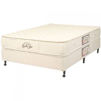 Base Cama Box Simples Solteiro Gold Star Bonnel Bambu 88x188x23