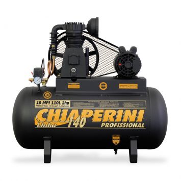 Compressor de Ar Monofásico 10 MPI 110 L MM Industrial Bivolt 127V/230V