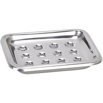 Saboneteira 15 cm Prata - Classhome Cod: CL401AC91ZUM