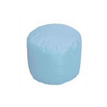 Puff corino picolo redondo Azul claro 32x40cm