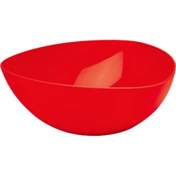 Saladeira Triângular Tri Salad Bowl Vermelho 3,5 l