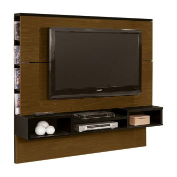 Home Theater Versatil Imbuia, Preto 71036 Castanho - Edn M&oacute;veis Cod: ED250RA42DFX