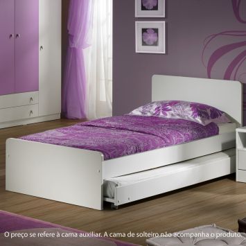 Cama Auxiliar Flex Branco|Enele
