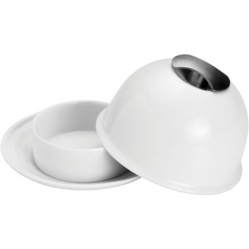 Manteigueira Basic 14 cm Porcelana