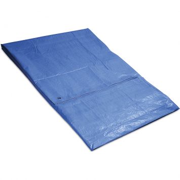 Lona de Polietileno 2x2m Laranja, Preto