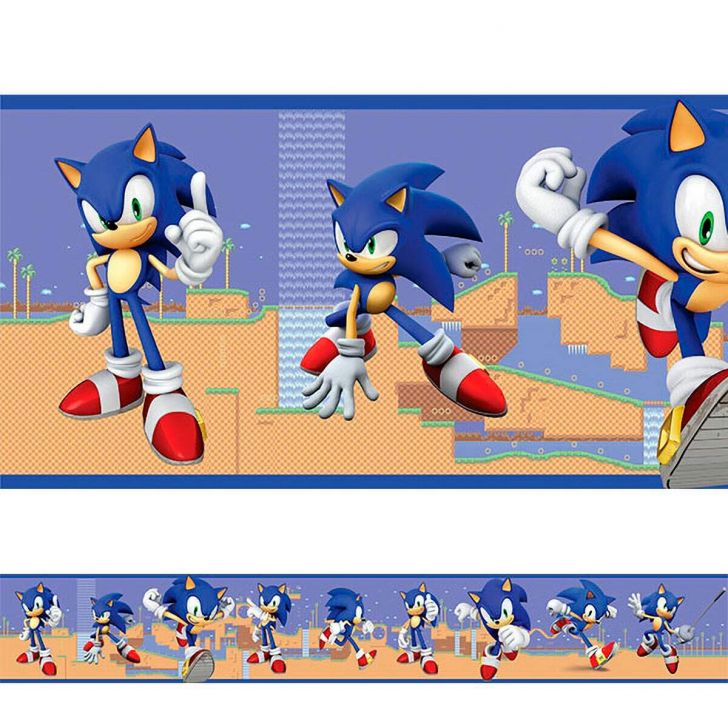 Adesivo de Parede Faixa Sonic 2