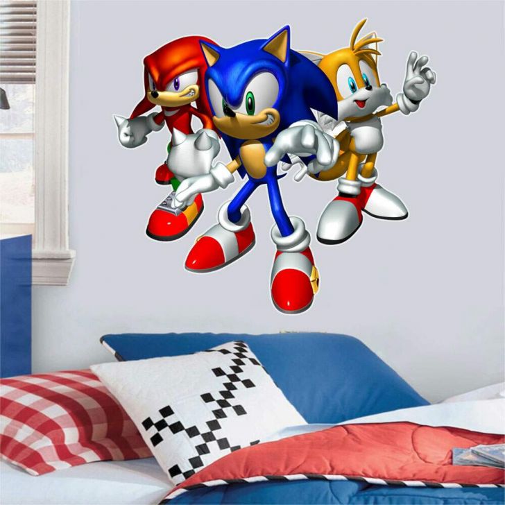 Adesivo Parede Decorativo Sonic