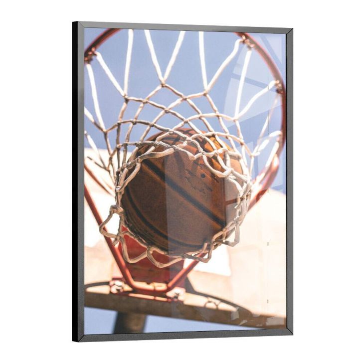 Quadro Decorativo Esporte Jogos Bola Cesta Basquete