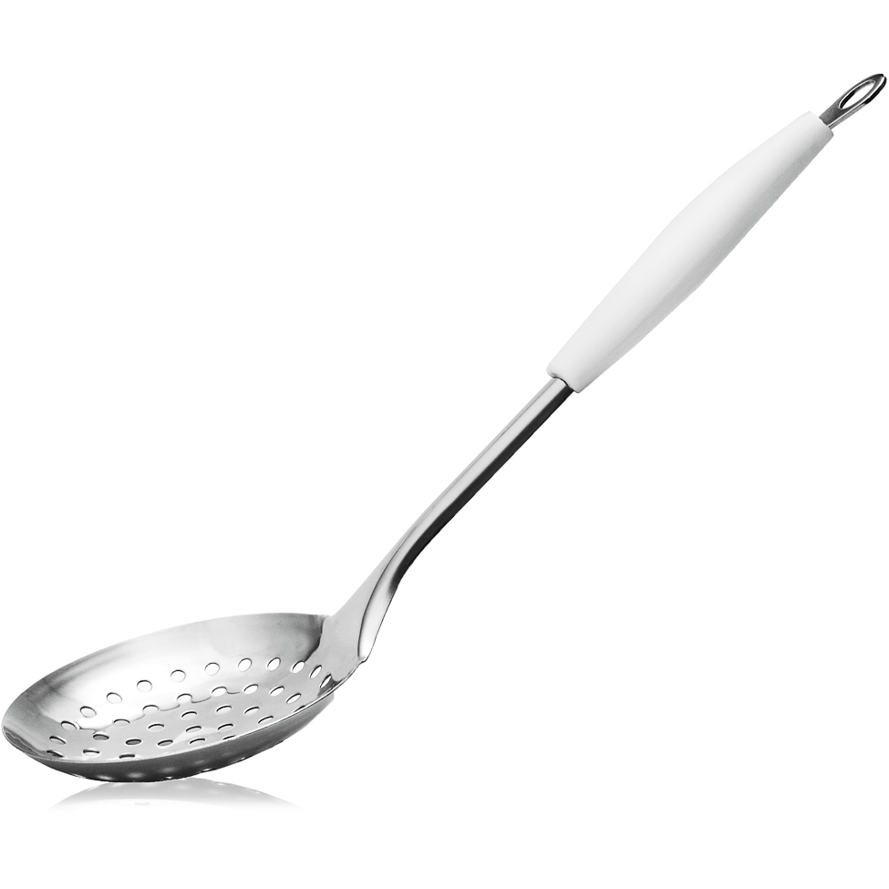 Escumadeira H&eacute;rcules 34 cm Branca Branco - H&eacute;rcules Cod: HE175AC34MZD
