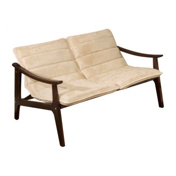 Sof&aacute; MH4054 - 2 Lugares - Suede Bege | Herval Bege - Herval Cod: HE037UP97DNIMOB