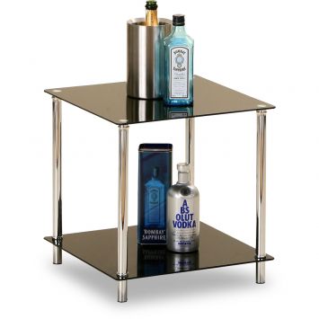 Mesa Lateral - Tov Prata, Preto Preto - Inter Link Cod: IN242TA35BAM