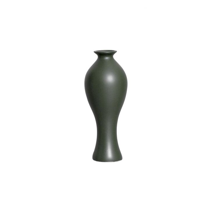 Vaso Decorativo de Cerâmica Verde para Sala de Estar Califórnia P Lúpulo