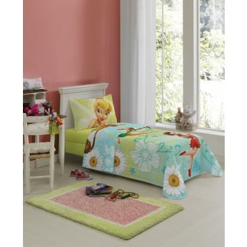 Cobre-leito Tinker Bell 160x240 Malha