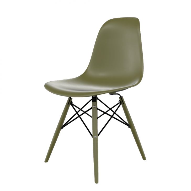 Cadeira Eames DSW Musgo