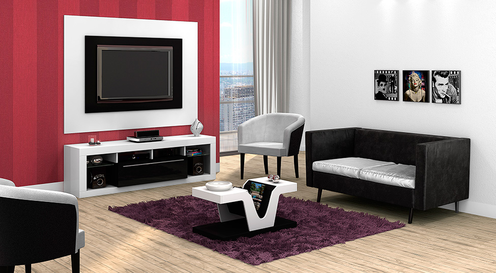 Sala De Estar Branca E Preto ~ Mobly INSPIRAÇÃO Sala de Estar Modernidade em Preto e Branco Sala De Estar Branca E Preto ~ Mobly INSPIRAÇÃO Sala de Estar Modernidade em Preto e Branco