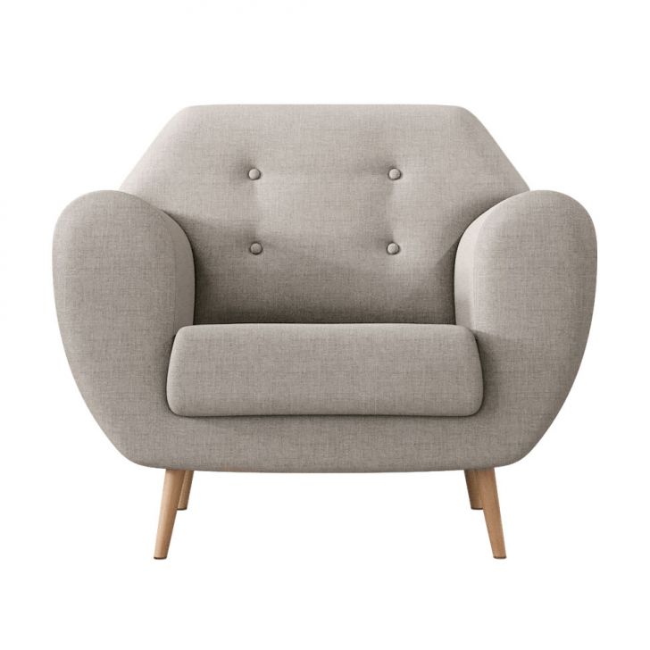 Poltrona Beegees Linho Cru