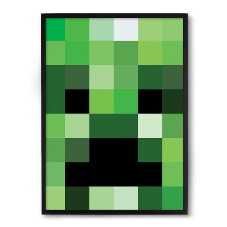 Resultado de imagem para creeper minecraft  Minecraft face, Minecraft  posters, Creeper minecraft