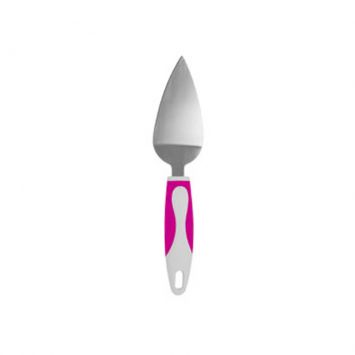 Espátula para Bolo com cabo de Borracha Pink 27 cm