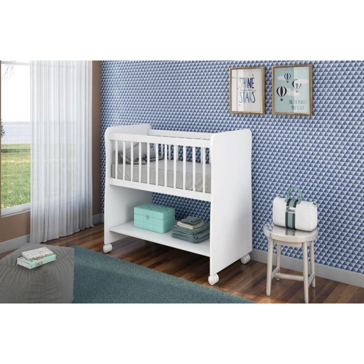 Mini Berço Branco Rubi Kasa Sofá