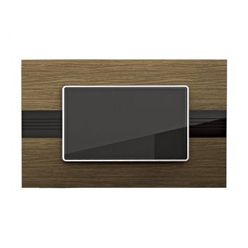 Painel para TV Auris Noce Canaletto & Preto Província