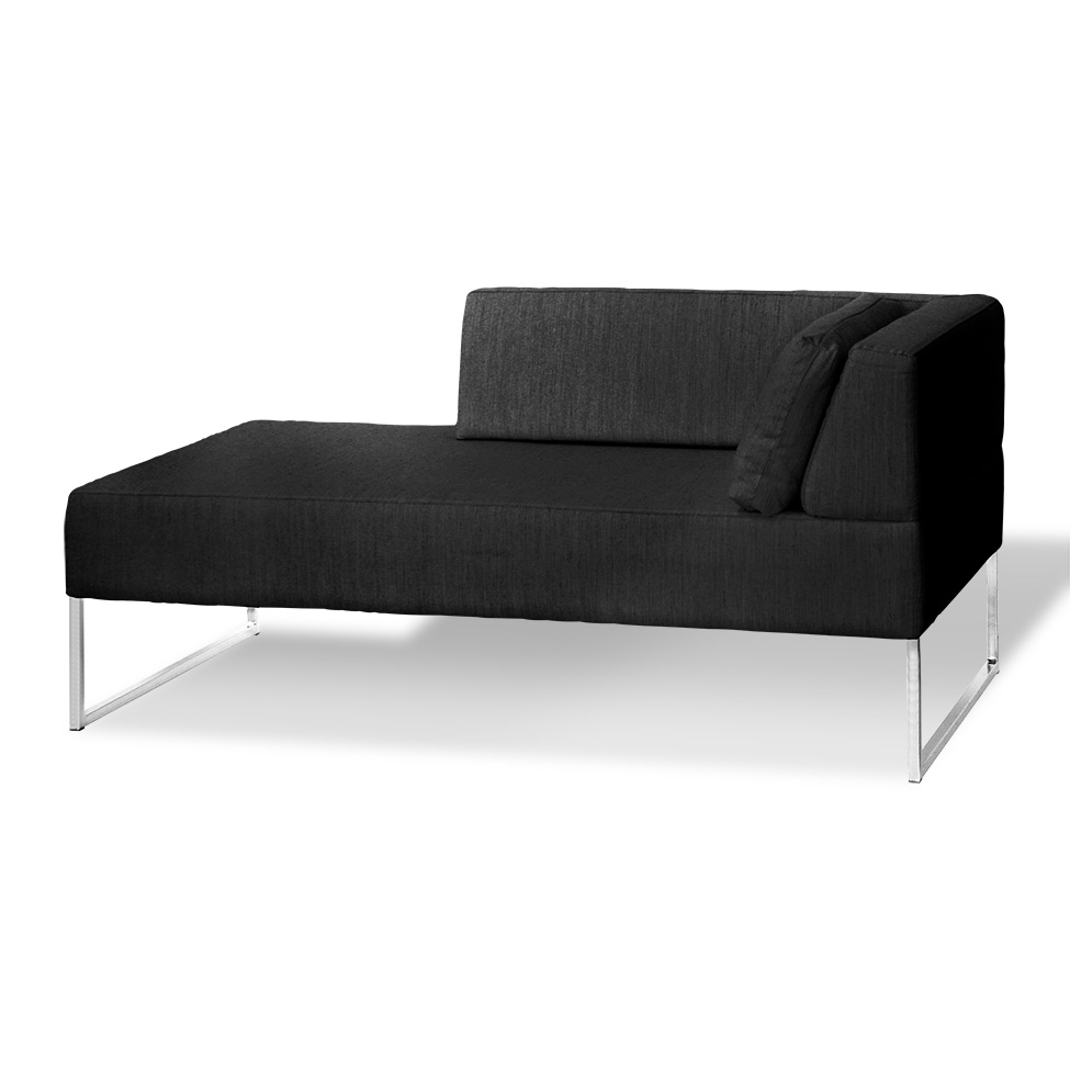 Chaise Long Direita Brick Marrom - Punto Mobile Cod: PU076UP49EVA