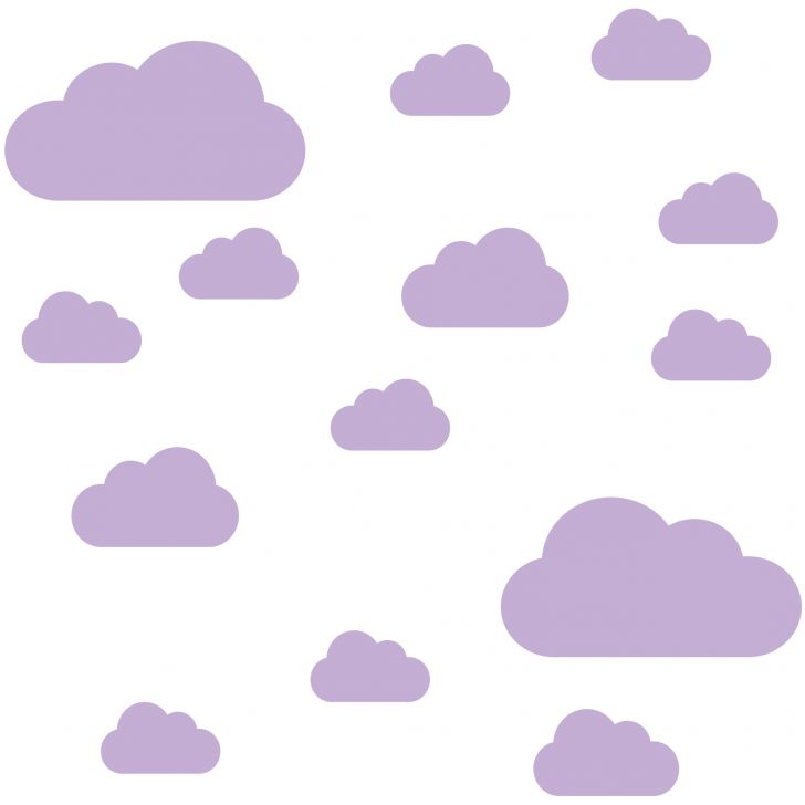 Autocolantes para crianças, adesivos com nuvem e design de nuvem