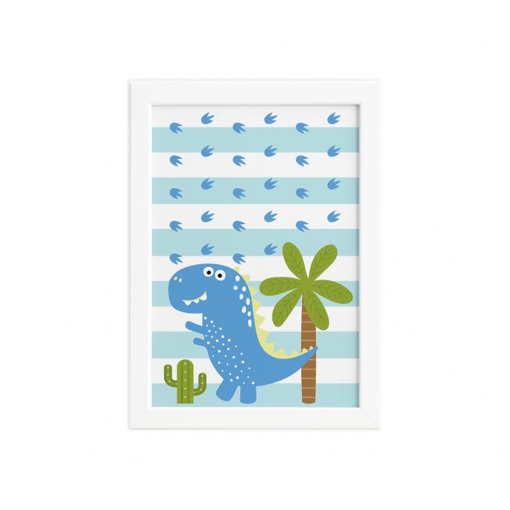 Quadros Decorativos Quarto Infantil Dinossauro Baby