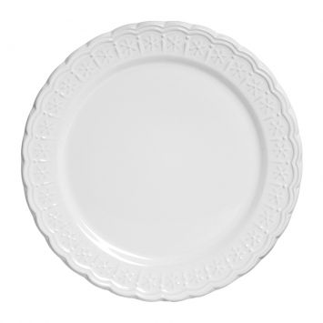Prato Sousplat Nobre 3x33 cm Branco