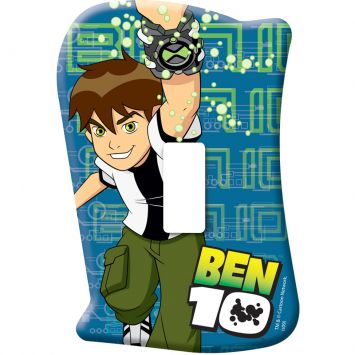 Placa de Interruptor Ben 10 Sem Interruptor Sem Interruptor Azul - Startec Cod: ST093LI61DXM