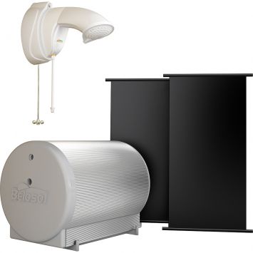 Aquecedor Solar Belosol 200L Com Mist + 1 Apoio 220V - Externo 232 Metalica