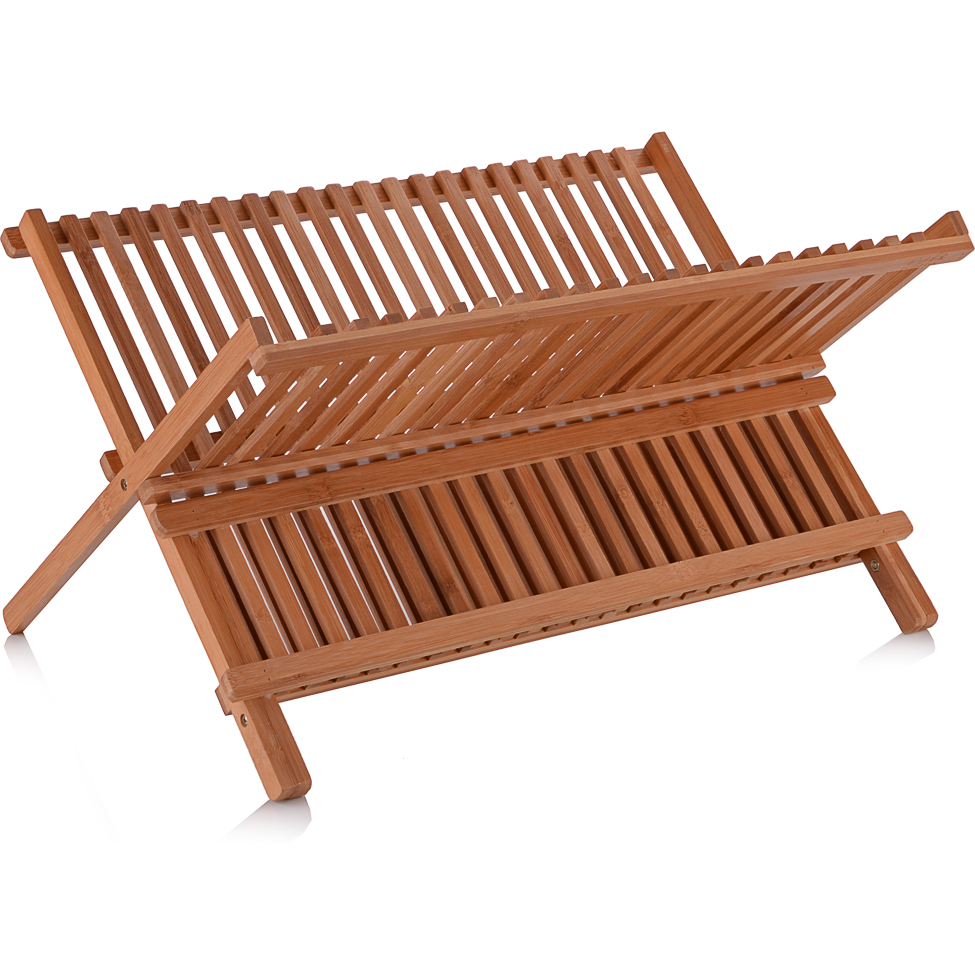 Escorredor de Lou&ccedil;a Tyft Bambu 46 cm Mel - Tyft Cod: TY150AC90GZD