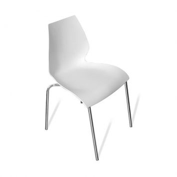 Cadeira Daf Branca Branco - Util Cod: DA247CH45FPI