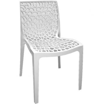 Cadeira Gruver Diamond Collection Branco Branco - Util Cod: DA247CH67FOM